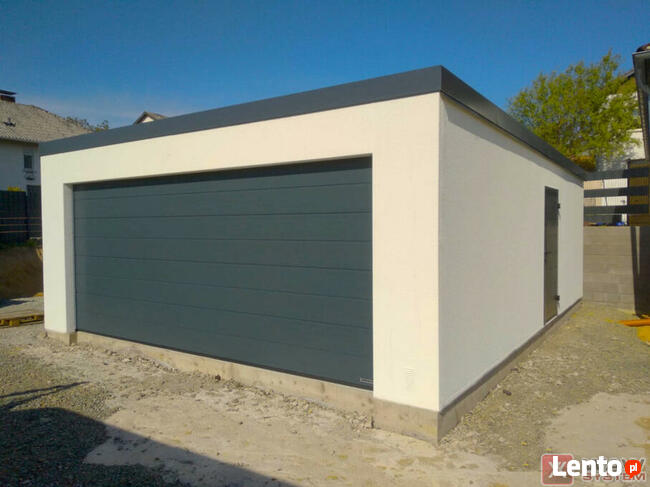 GARAŻE OCIEPLANE , TYNKOWANE