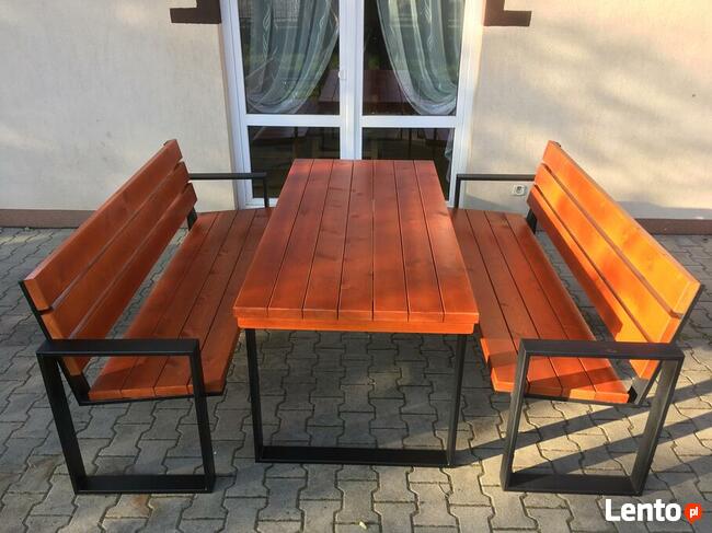 Nowy solidny komplet ogrodowy MODERNO 160 cm