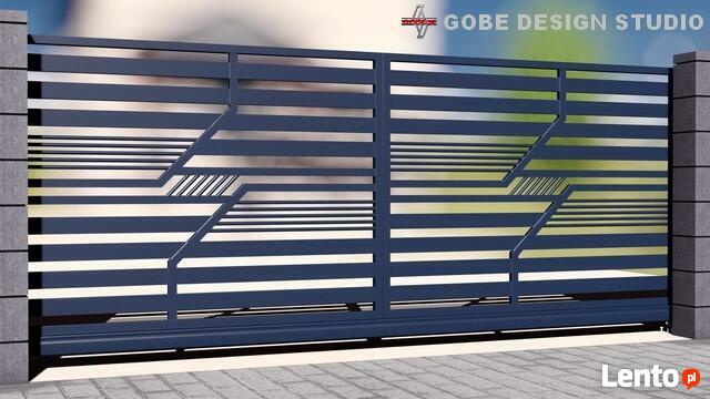 balustrada balkonowa ogrodzenie brama przęsło płot panel