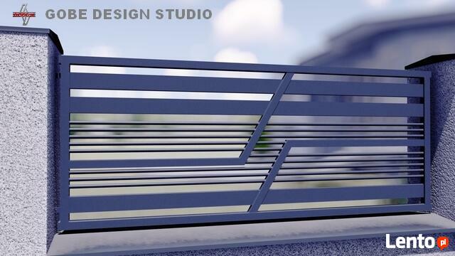 balustrada balkonowa ogrodzenie brama przęsło płot panel