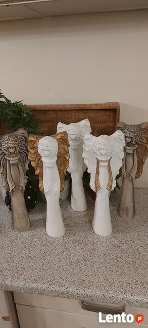 PRODUCENT Anioły stojące anioł gipsowy aniolki z gipsu TANIO