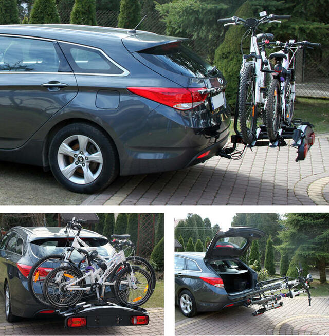 Platforma rowerowa bagażnik na hak Aguri Active Bike 2 rower