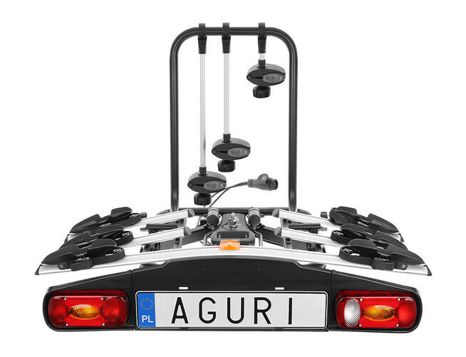 Platforma rowerowa bagażnik na hak Aguri Active Bike 3 rower