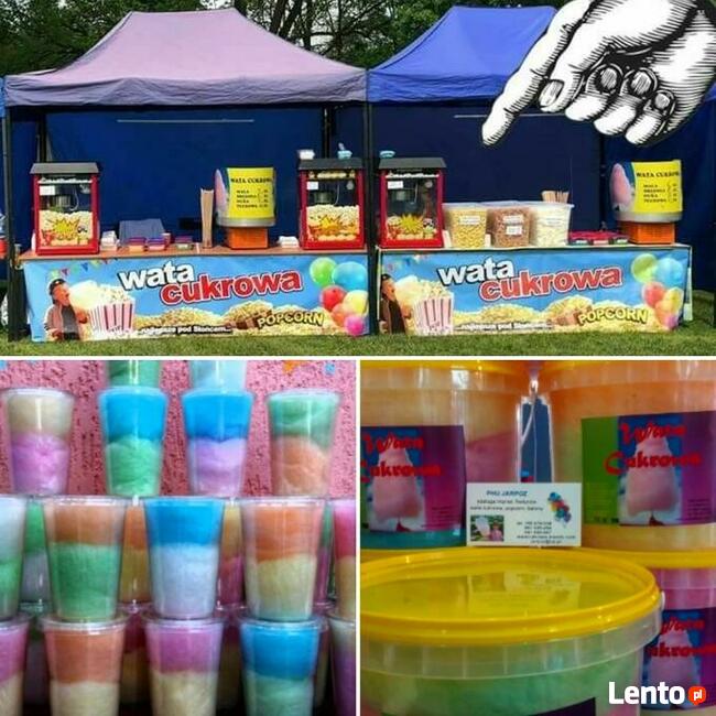 wata cukrowa popcor wynajem maszyn z obsługą