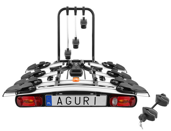 Platforma rowerowa bagażnik na hak Aguri Active Bike 4 rower