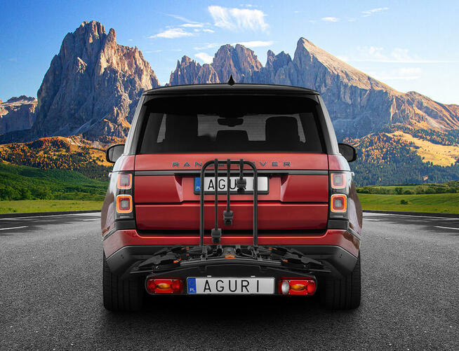 Platforma rowerowa bagażnik na hak Aguri Active Bike 2 rower