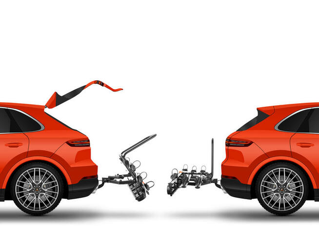 Platforma rowerowa bagażnik na hak Aguri Active Bike 2 rower