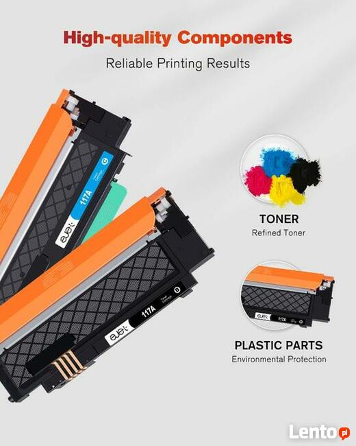 3x Toner 117A W2070 Black Yellow Cyan HP 150 178