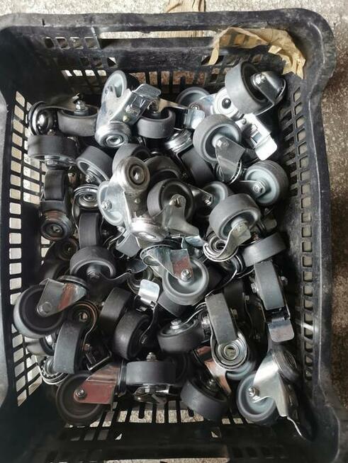 Kółka 50mm skretne z hamulcem koła