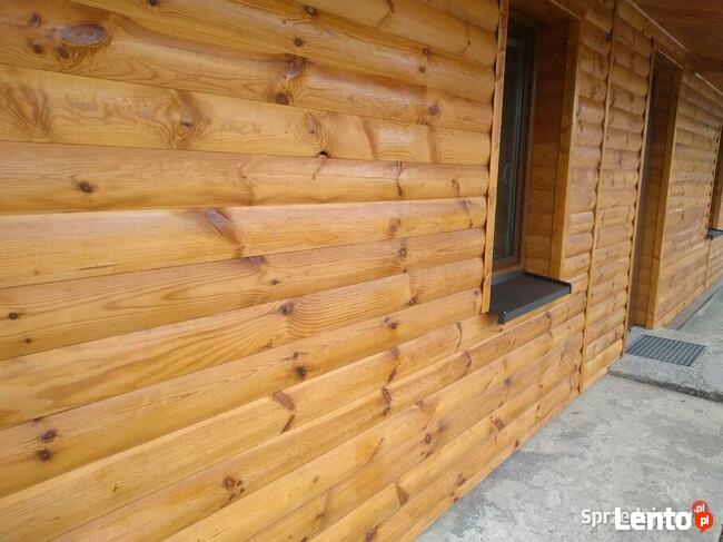 Elewacje drewniane remo domów drewnianych, ciesielstwo stola