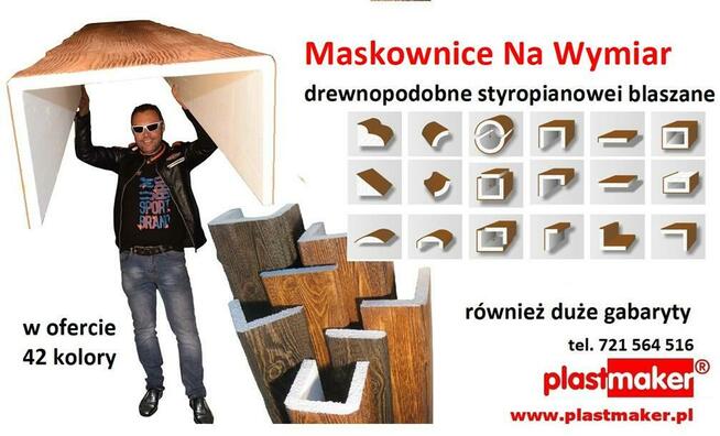 Maskownice drewnopodobne na wymiar zabudowy