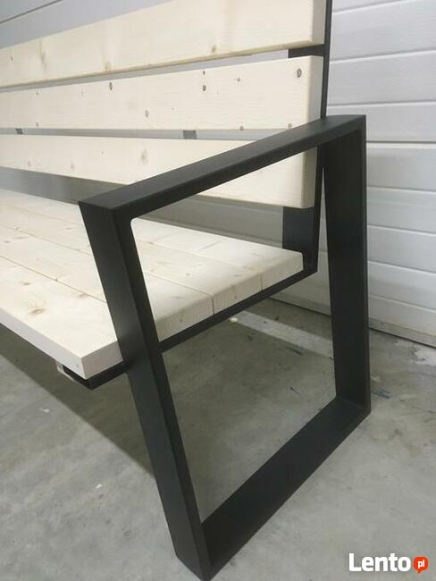 komplet ogrodowy nowy solidny MODERNO surowy 160 cm