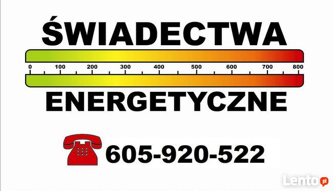 Świadectwo energetyczne budynku MIECHÓW tel. 605-920-522