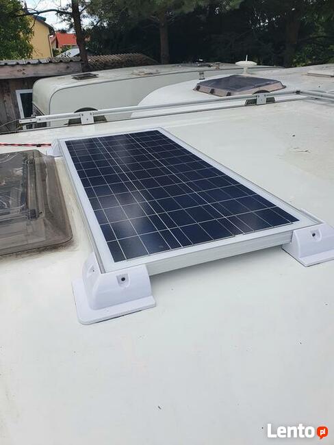 Montaż Solarów Paneli kamper przyczepka kempingowa serwis