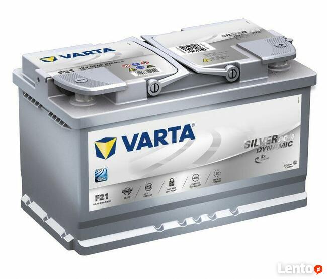 Akumulator Varta Silver Dynamic Agm F21/A6 80Ah/800A DOWÓZ