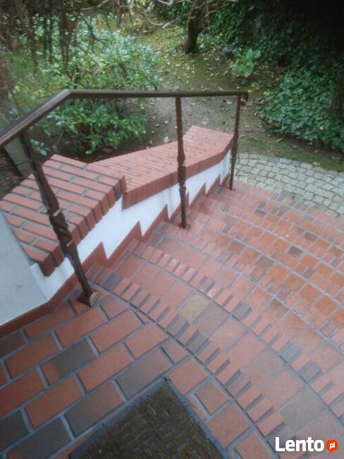 Bruk klinkierowy ceramiczny kostka brukowa czerwona