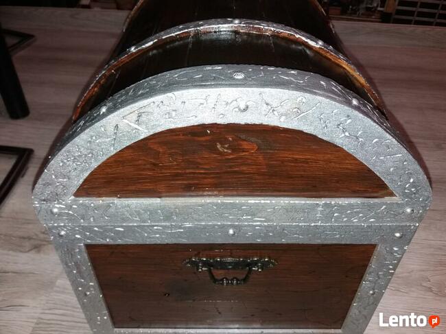 Kufer drewniany w stylu retro 53x36x40