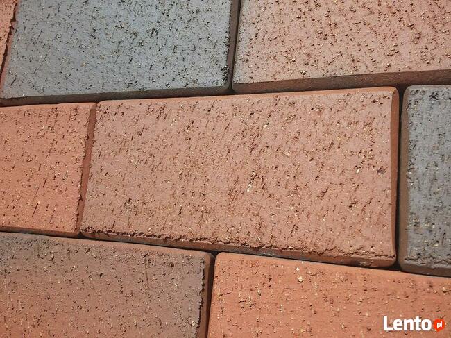 Bruk klinkierowy ceramiczny kostka brukowa czerwona