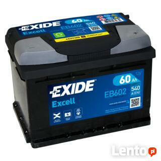 Akumulator Exide Excell 60Ah 540A PRAWY PLUS