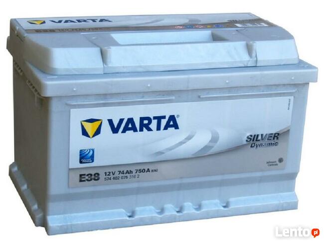 Akumulator Varta Silver E38 74Ah/750A Darmowa wymiana !