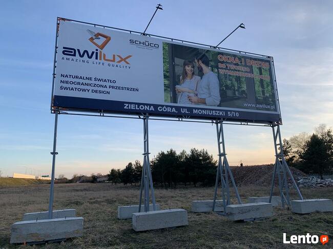 Kompletna Konstrukcja Reklamowa / Megaboard 12 x 4m