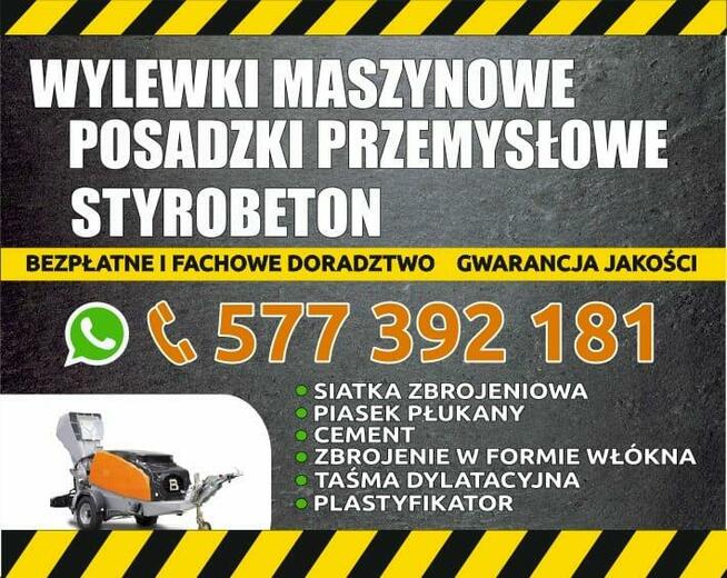 Posadzki Wylewki Maszynowe Zacierane Mixokret styrobeton