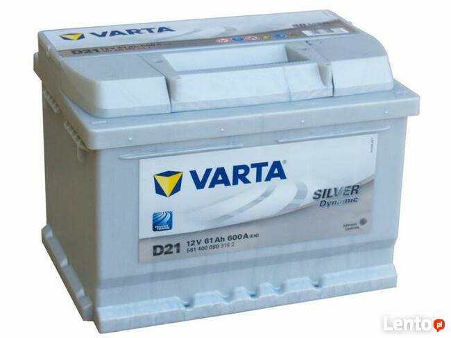 Akumulator Varta Silver Dynamic D21 61Ah/600A DOSTAWA GRATIS