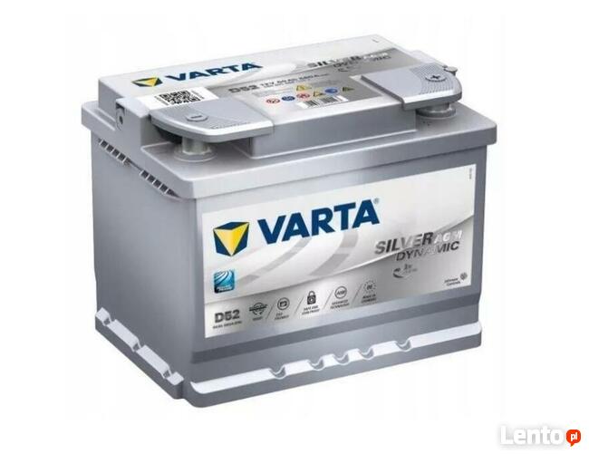 VARTA Silver Dynamic AGM START&STOP D52 60Ah 680A