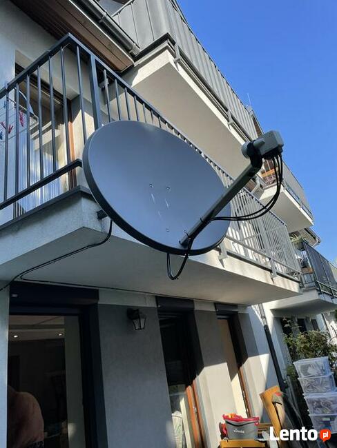 Ustawianie anten satelitarnych naziemnych DVBT Montaż Serwis