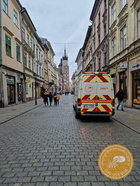 Pogotowie kanalizacyjne Kraków 24h/7 WUKO inspekcja TV