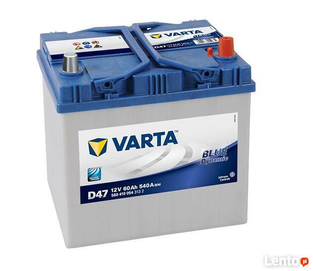 Akumulator Varta Blue Dynamic D47 60Ah/540A