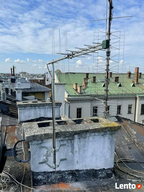 Ustawianie anten satelitarnych naziemnych DVBT Montaż Serwis