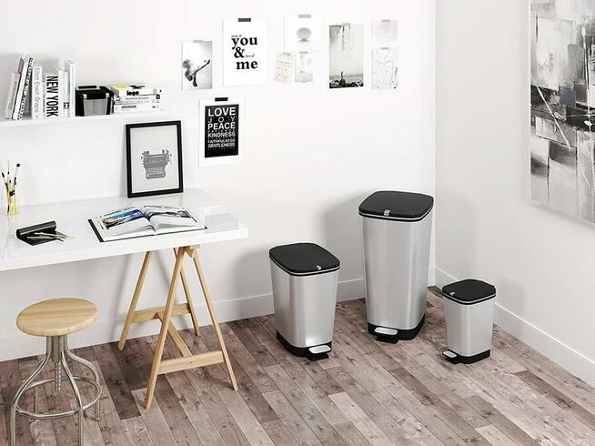 KIS Kosz na śmieci Chic Bin S 10l metalizowany