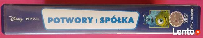 Potwory i Spółka Pixar Walt Disney film VHS