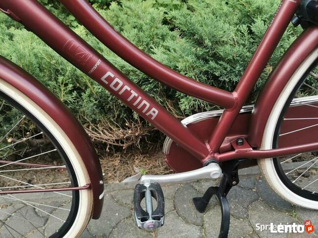 CORTINA U4 Rama 49cm na wzrost 155–175cm BORDO MET. JAK NOWA