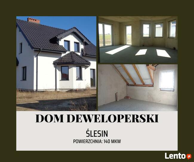 Ślesin – Dom deweloperski do własnej aranżacji