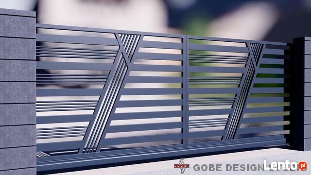 brama ogrodzenie balustrada balkon płot panel palisada Gobe