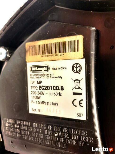 Ekspres ciśnieniowy DELONGHI EC201CD.B