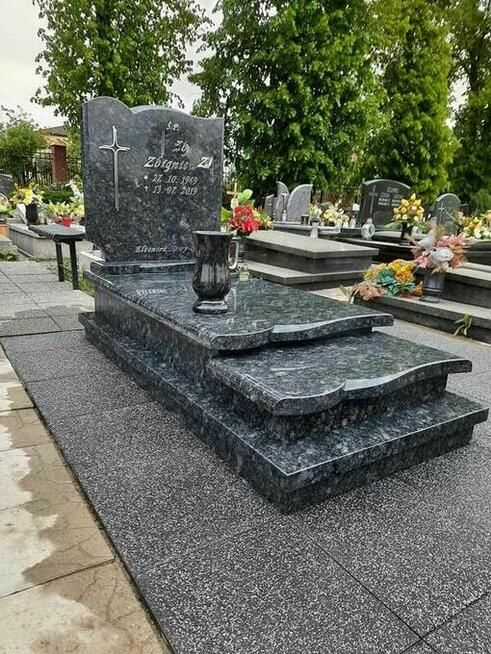 Nagrobki granitowe| Projekt 3D| Profesjonalny montaż