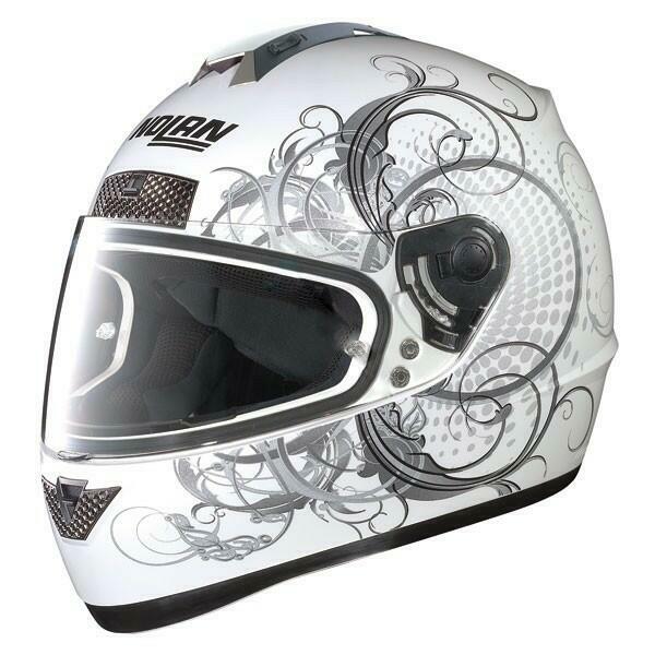 oryginalny kask motocyklowy Nolan N63/018 biały Wing S