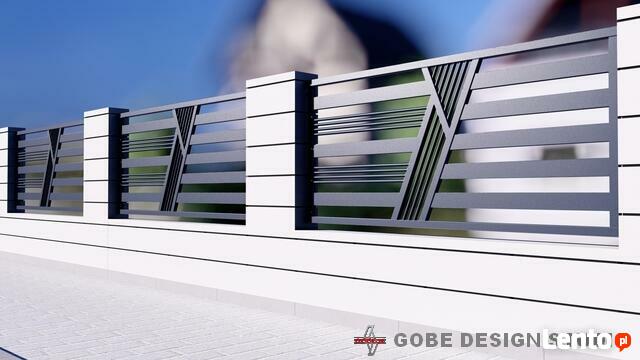 brama ogrodzenie balustrada balkon płot panel palisada Gobe