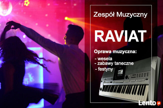 Zespół RAVIAT oprawa muzyczna WESEL