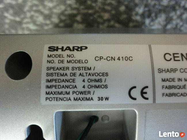 Komplet głośników do kina domowego SHARP