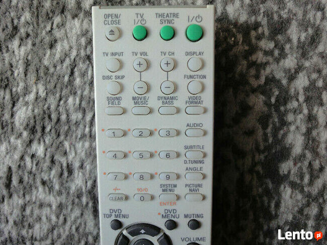 Pilot do amplitunera kina domowego Sony model RM-ADU005