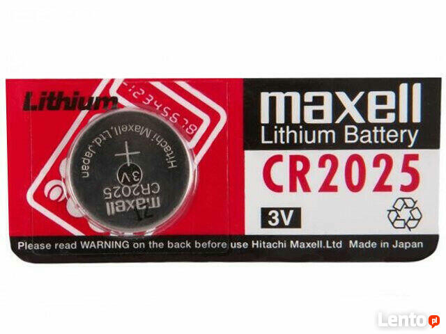 Bateria maxell cr2025 3v