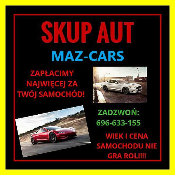 Skup Samochodów, Cała Małopolska, Bez wyjątków i Problemów !!