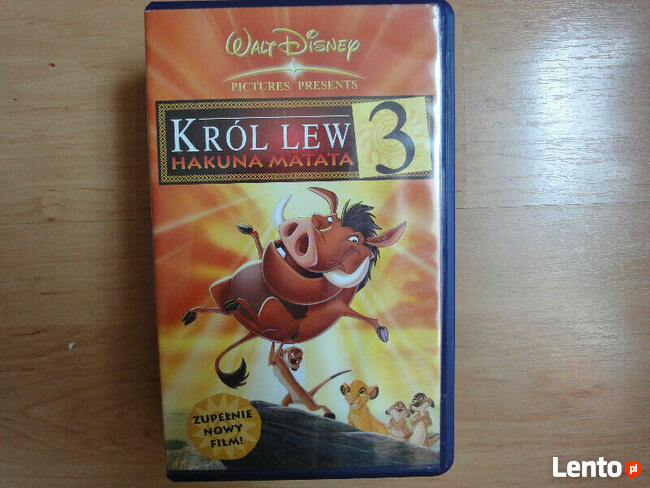 Król lew 3 - bajka na kasecie VHS