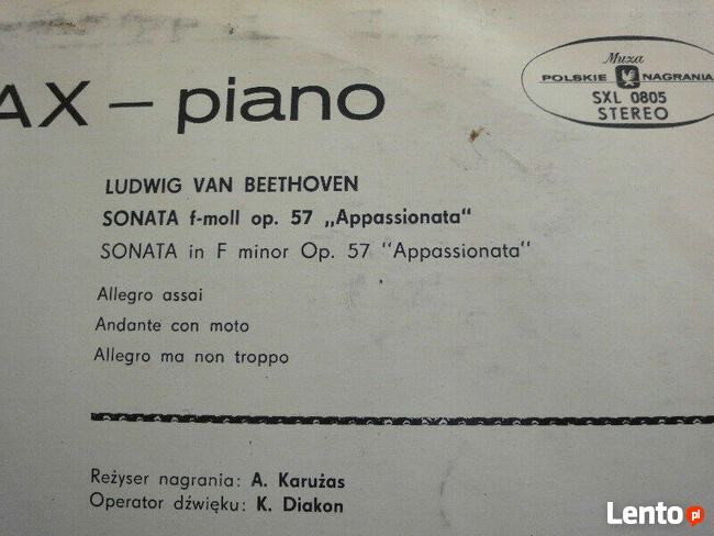 emmanuel ax piano recital- winyl