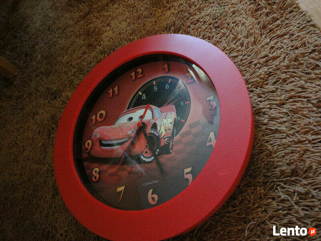 Zegar z bajki Auta