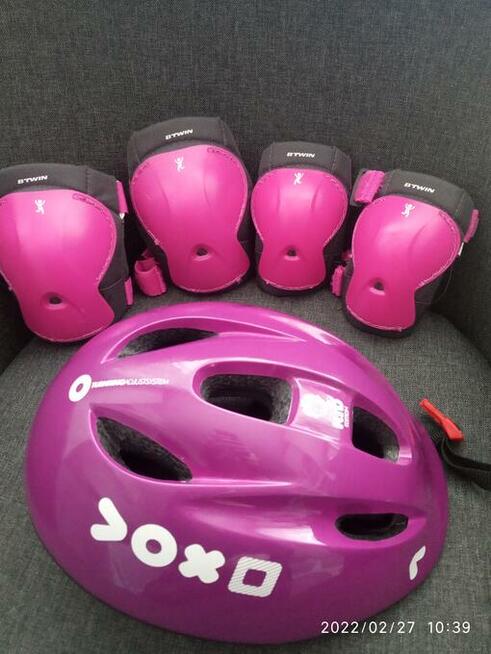 sprzedam kask i ochraniacze